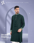 Exclusive Contrast Design Panjabi – Green
