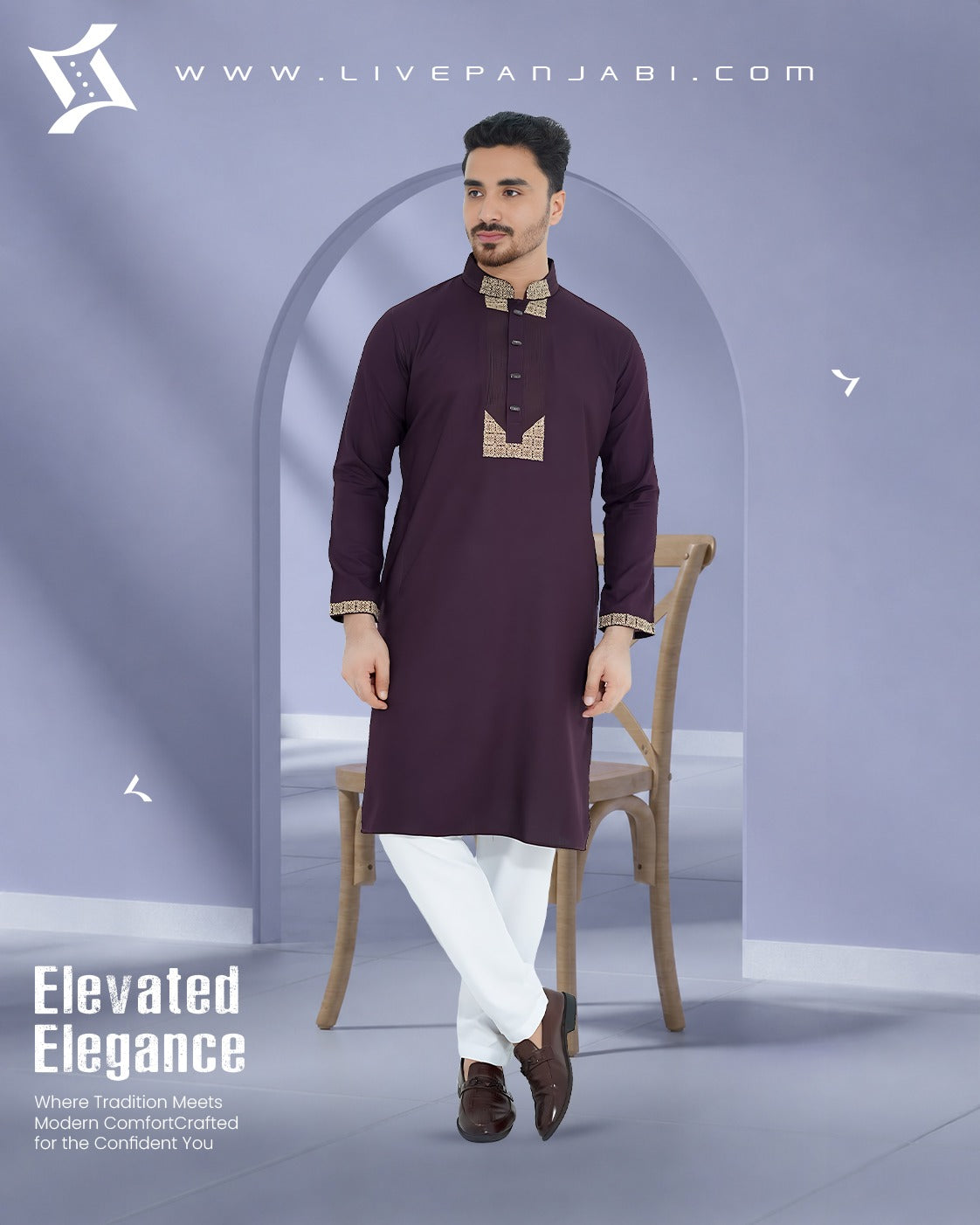 Royal Premium Quality Embroidery Panjabi – Kolija
